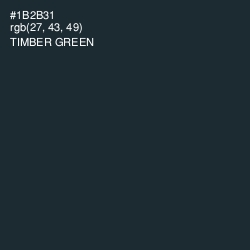 #1B2B31 - Timber Green Color Image